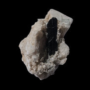 Green Tourmaline with Aquamarine in Marble from Afghanistan 134ct 26.8g - Rocks and Things Store