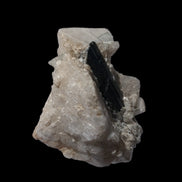 Green Tourmaline with Aquamarine in Marble from Afghanistan 134ct 26.8g - Rocks and Things Store