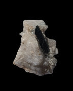 Green Tourmaline with Aquamarine in Marble from Afghanistan 134ct 26.8g - Rocks and Things Store
