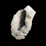 Green Tourmaline with Aquamarine in Marble from Afghanistan 134ct 26.8g - Rocks and Things Store