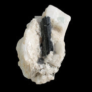 Green Tourmaline with Aquamarine in Marble from Afghanistan 134ct 26.8g - Rocks and Things Store