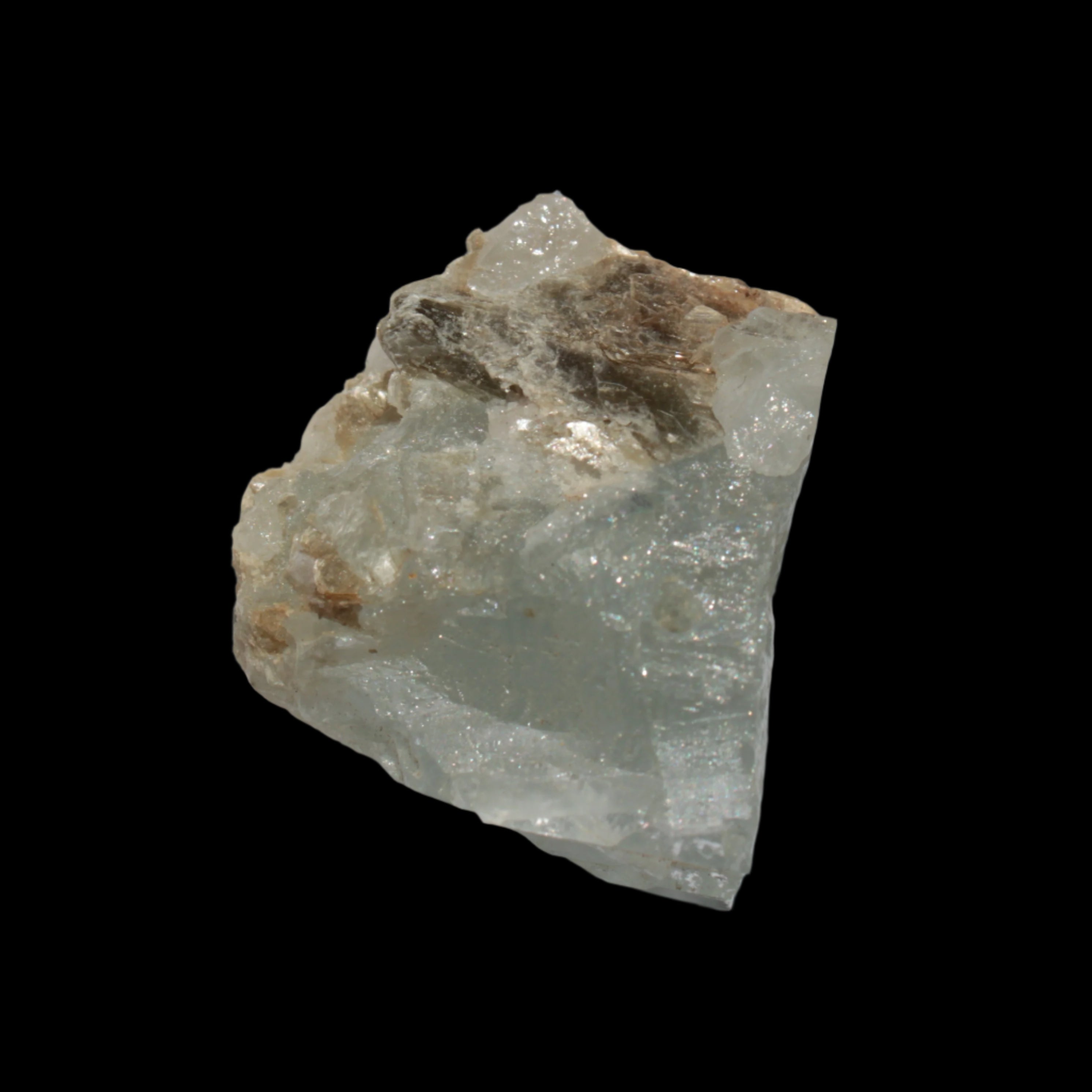 Blue Aquamarine crystal 19.9g in sunshine - Rocks and Things Store