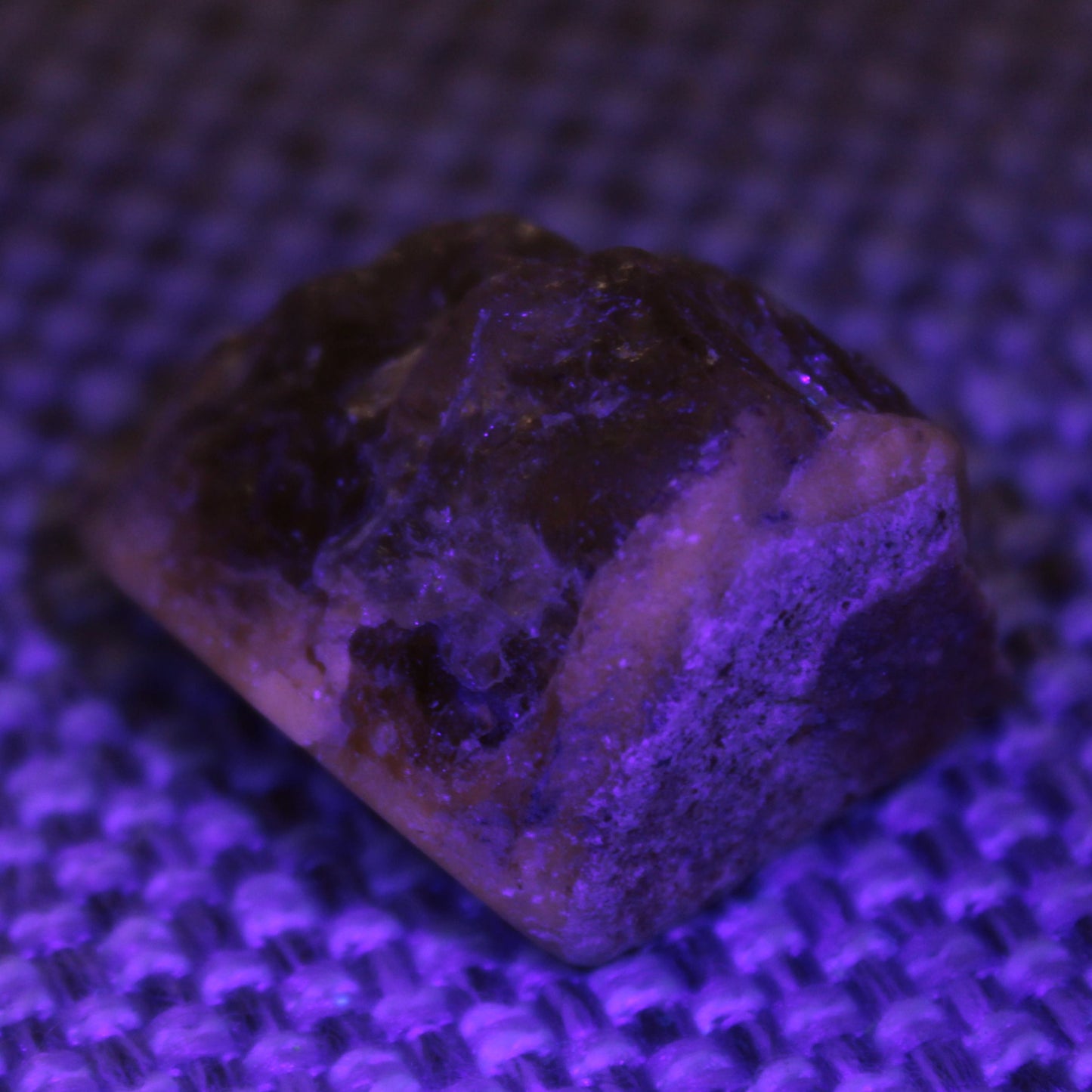 Yellow crystal Apatite with pink faces UV reactive from Afghanistan 115.6ct 23.1g Rocks and Things