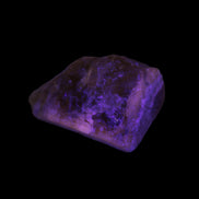Yellow crystal Apatite with pink faces UV reactive from Afghanistan 115.6ct 23.1g in UV light - Rocks and Things Store