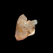 Lemurian elestial Smoky Quartz cluster with Aquamarine from Afghanistan 44.4ct 8.9g in sunshine - Rocks and Things Store