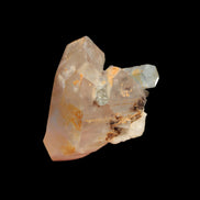 Lemurian elestial Smoky Quartz cluster with Aquamarine from Afghanistan 44.4ct 8.9g in sunshine - Rocks and Things Store