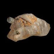 Lemurian elestial Smoky Quartz cluster with Aquamarine from Afghanistan 44.4ct 8.9g in sunshine - Rocks and Things Store