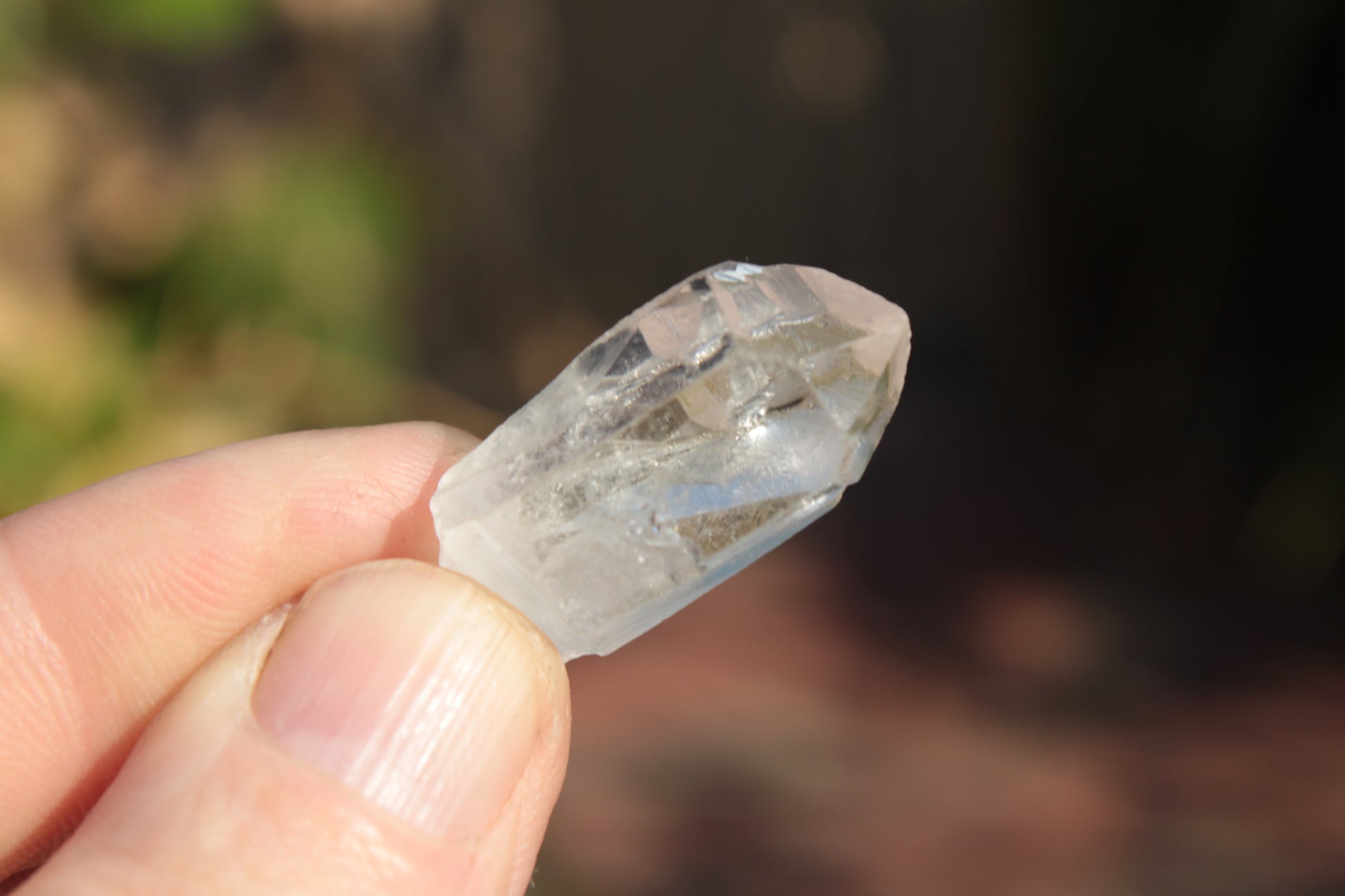 Yin Yang Phantom Imprint Quartz crystal from Skardu, Pakistan 34.9ct  7g Rocks and Things