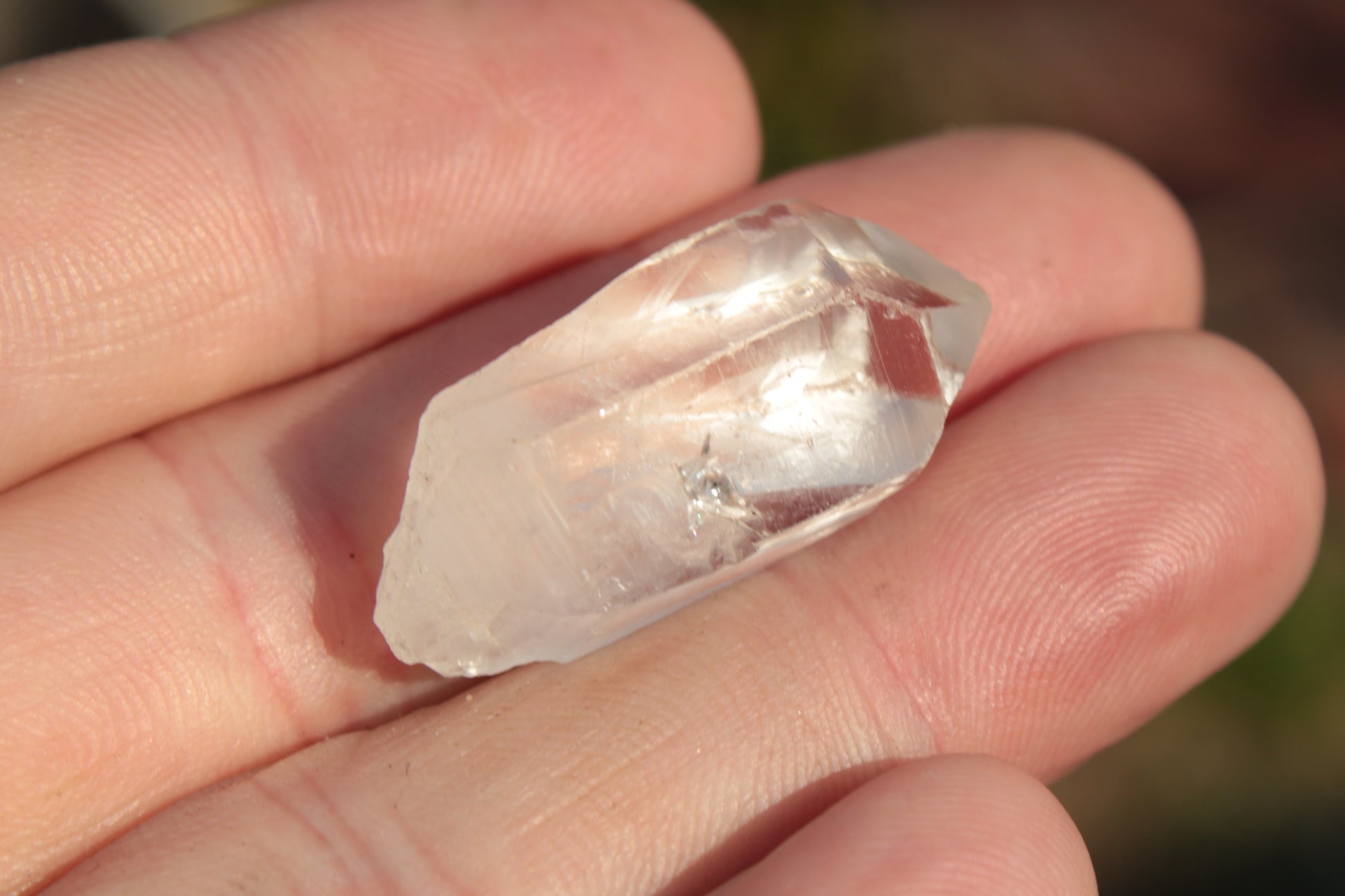 Yin Yang Phantom Imprint Quartz crystal from Skardu, Pakistan 34.9ct  7g Rocks and Things