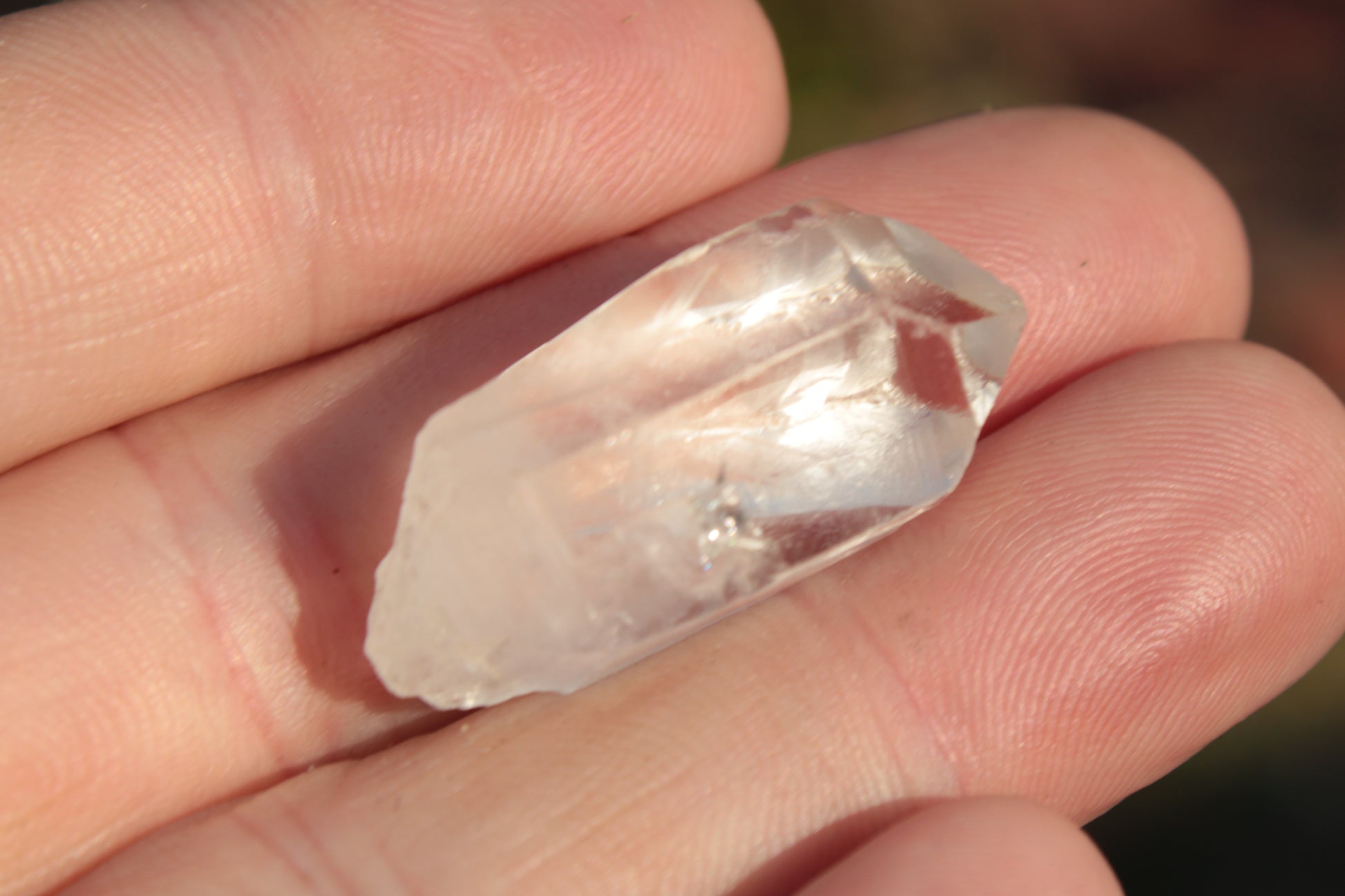 Yin Yang Phantom Imprint Quartz crystal from Skardu, Pakistan 34.9ct  7g Rocks and Things