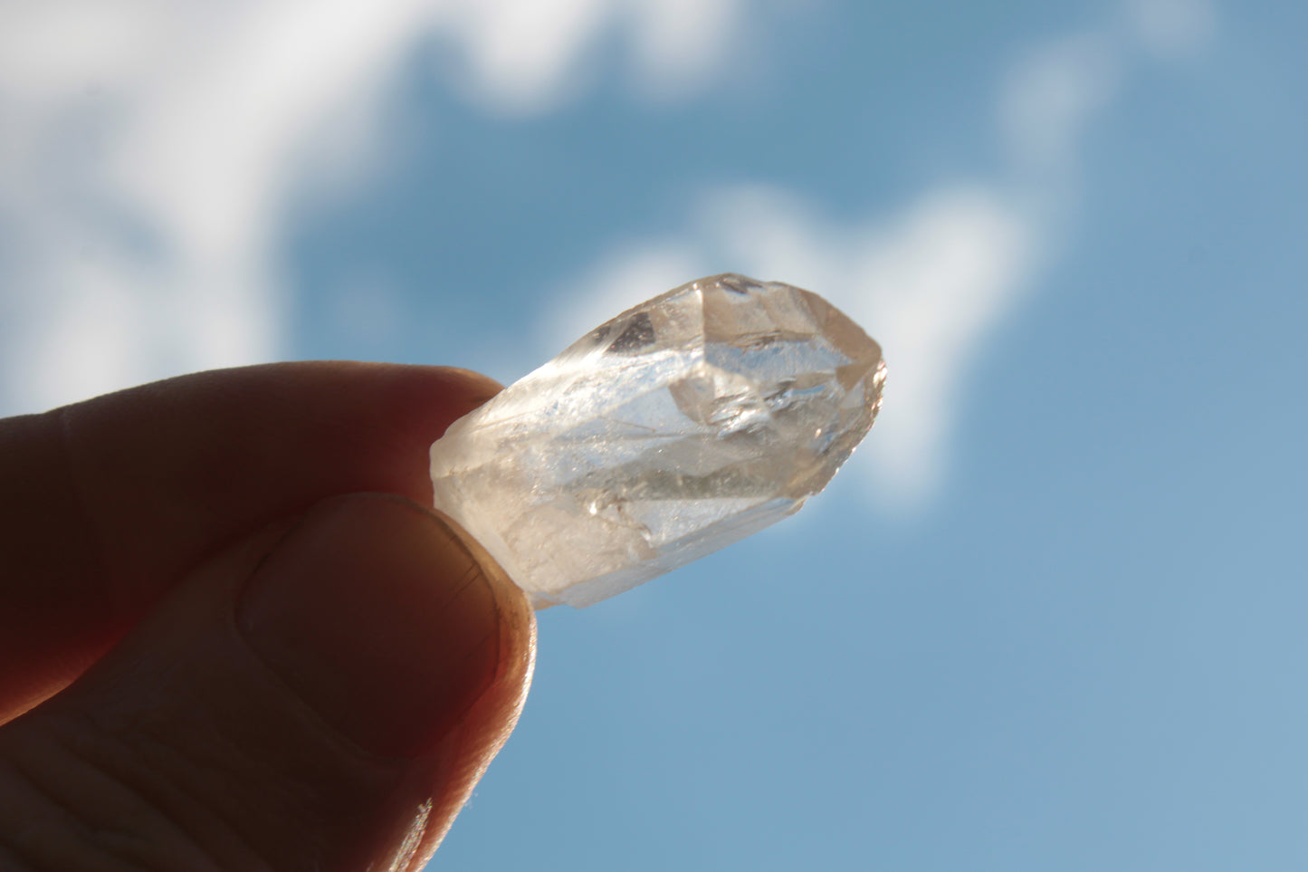 Yin Yang Phantom Imprint Quartz crystal from Skardu, Pakistan 34.9ct  7g Rocks and Things