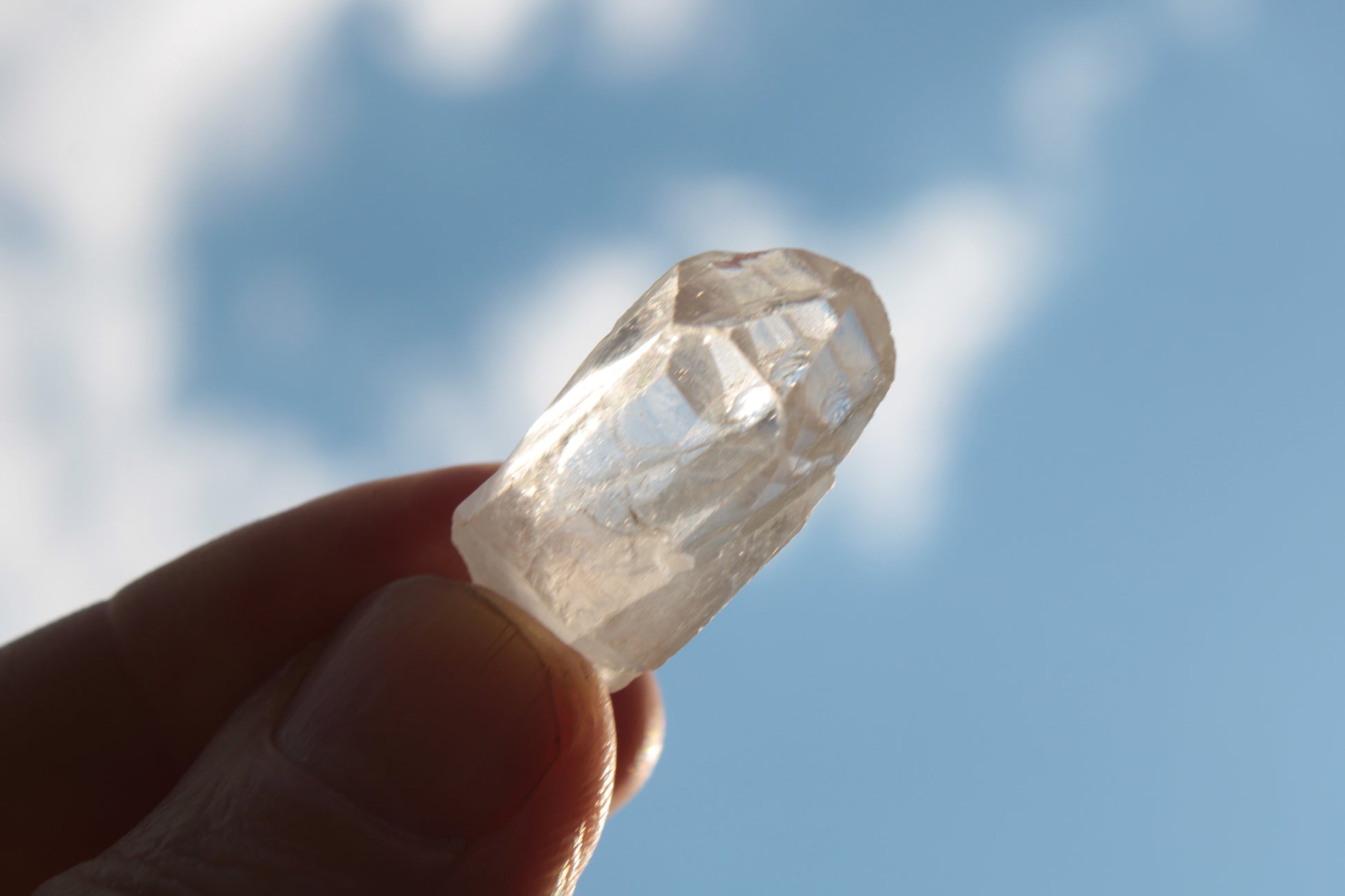 Yin Yang Phantom Imprint Quartz crystal from Skardu, Pakistan 34.9ct  7g Rocks and Things