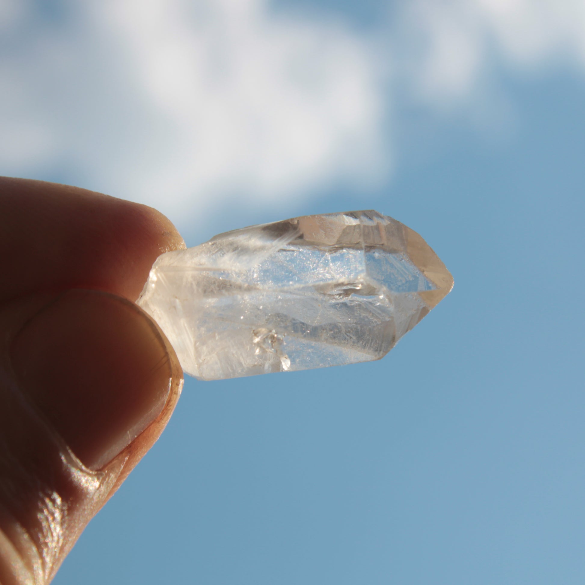 Yin Yang Phantom Imprint Quartz crystal from Skardu, Pakistan 34.9ct  7g Rocks and Things