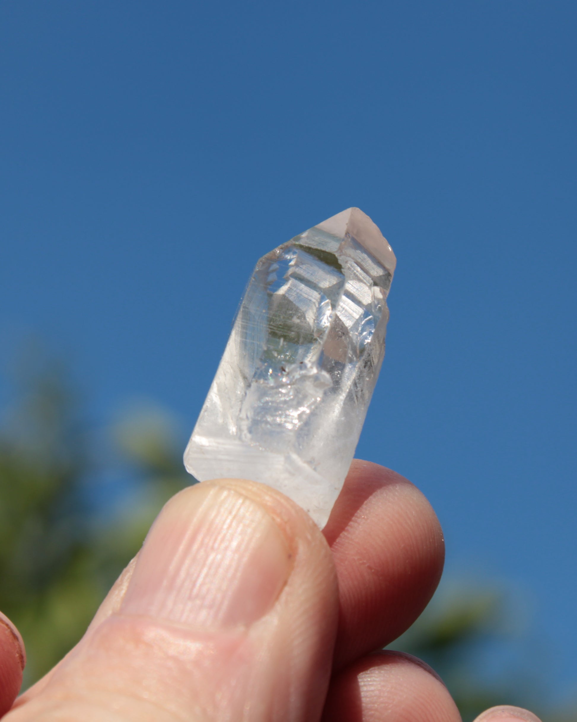 Yin Yang Phantom Imprint Quartz crystal from Skardu, Pakistan 34.9ct  7g Rocks and Things