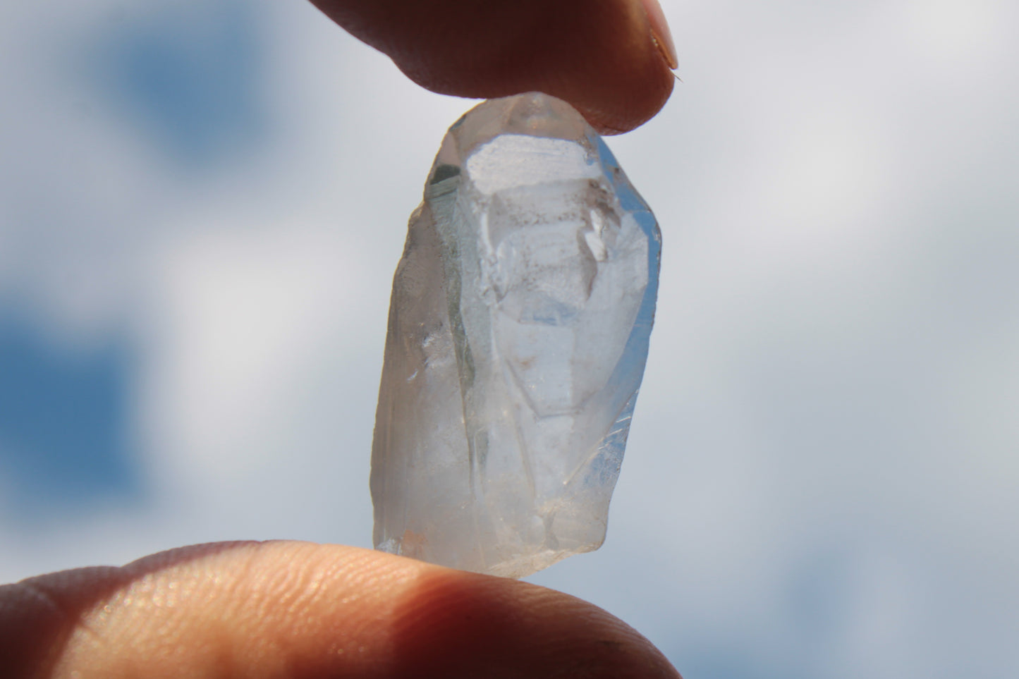 Yin Yang Phantom Imprint Quartz crystal from Skardu, Pakistan 34.9ct  7g Rocks and Things