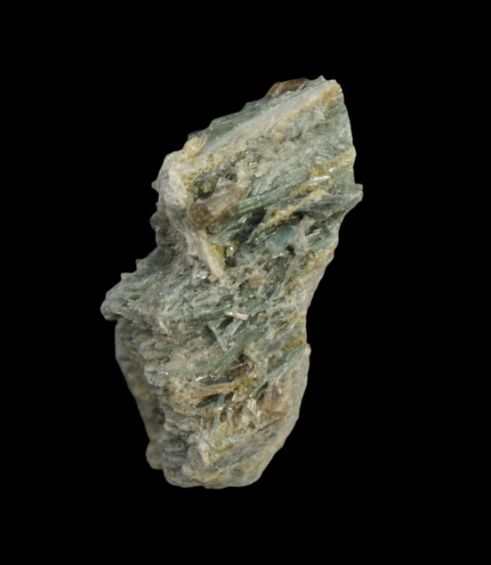 Green and Yellow Needle Tourmaline from Skardu, Pakistan 150.3ct 30.0g in sunshine - Rocks and Things Store