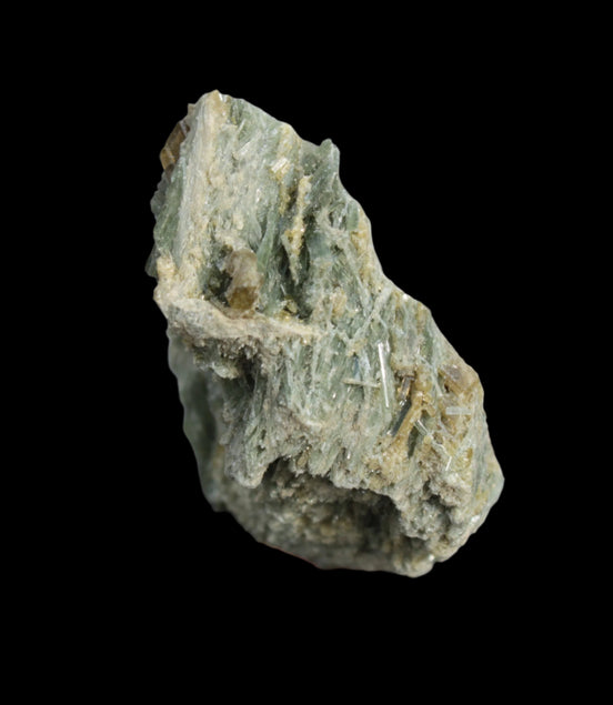 Green and Yellow Needle Tourmaline from Skardu, Pakistan 150.3ct 30.0g in sunshine - Rocks and Things Store