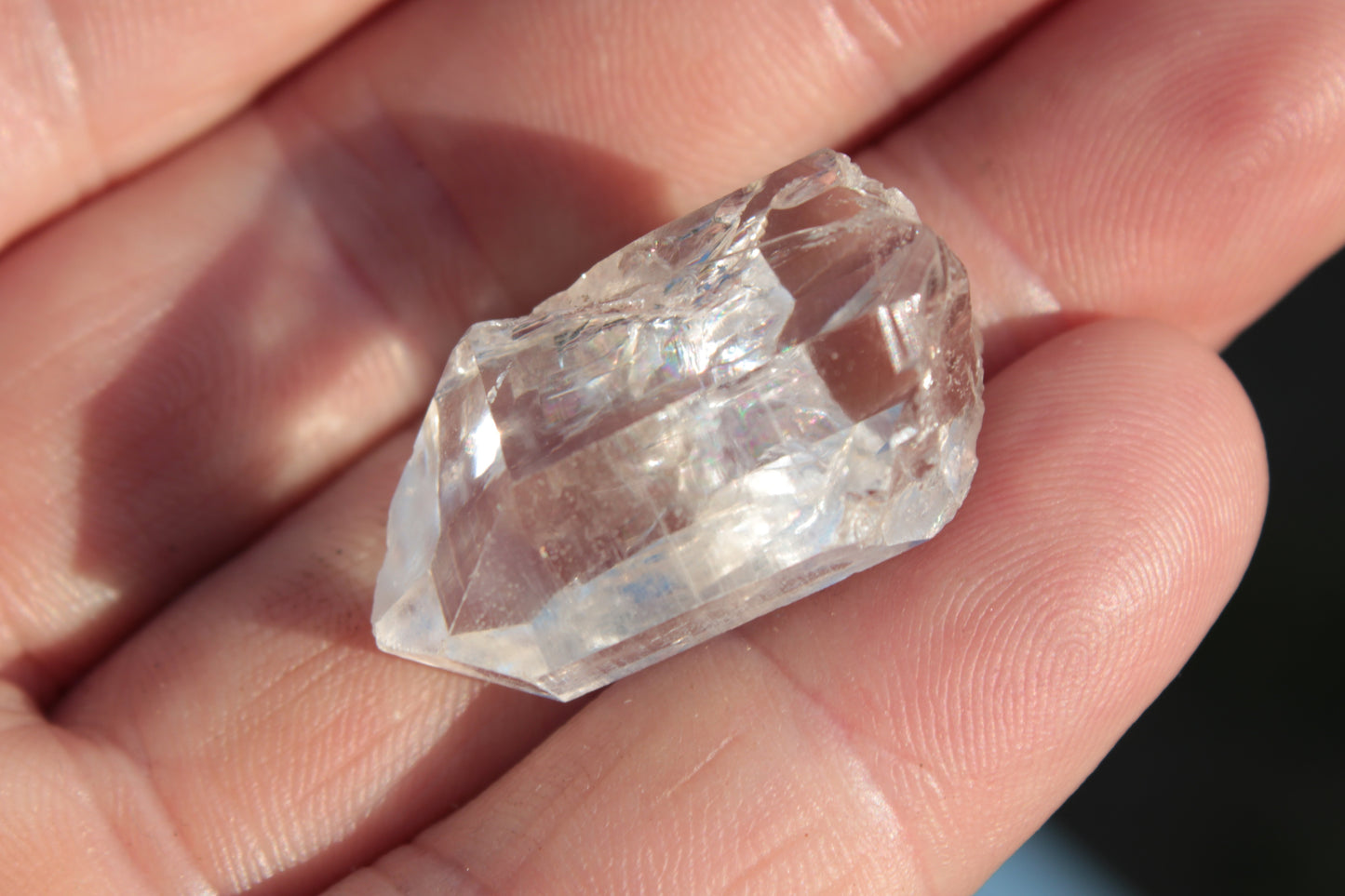 Quartz rainbow imprint crystal from Skardu, Pakistan 45ct 9g Rocks and Things