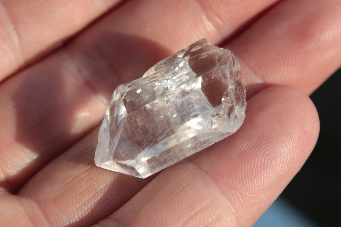 Quartz rainbow imprint crystal from Skardu, Pakistan 45ct 9g Rocks and Things