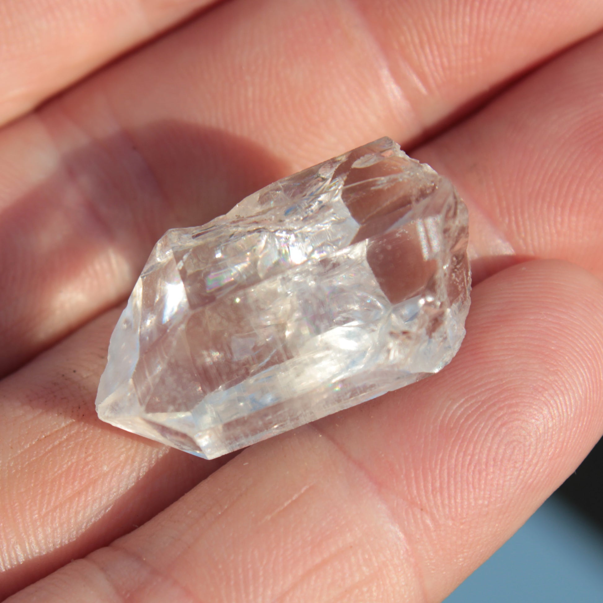 Quartz rainbow imprint crystal from Skardu, Pakistan 45ct 9g Rocks and Things