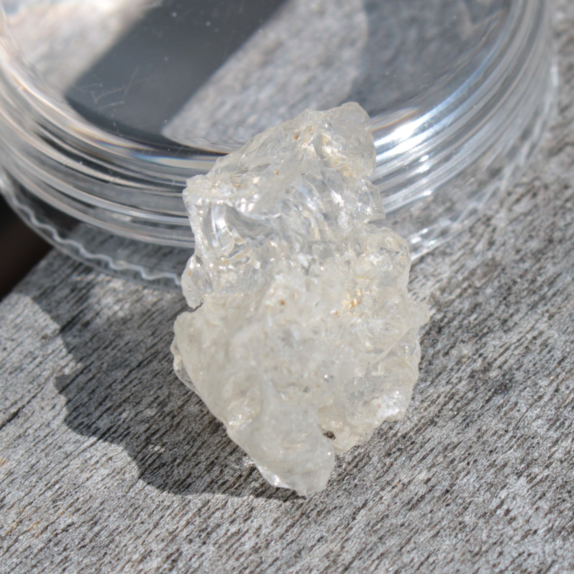 Etched hydrothermal Ice Quartz 19.2ct 3.9g Rocks and Things