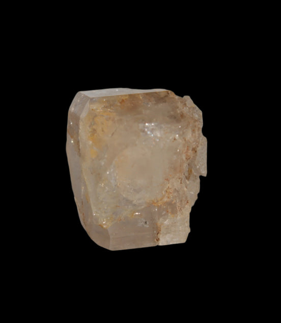 Peach Topaz crystal from Skardu, Pakistan 6.0g in sunlight - Rocks and Things Store