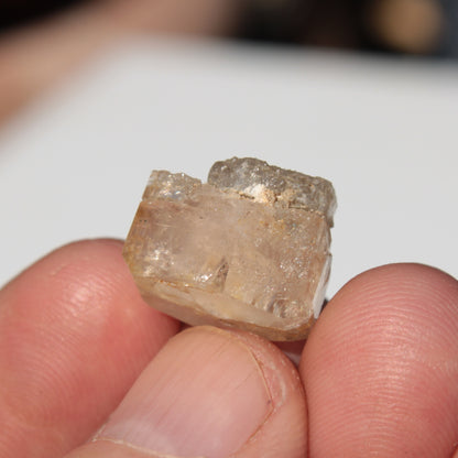 Peach Topaz crystal from Skardu, Pakistan 6.0g Rocks and Things