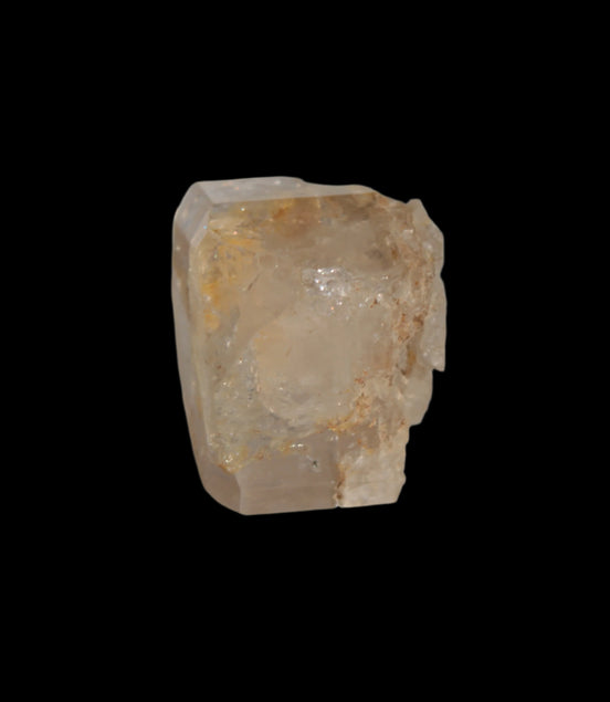Peach Topaz crystal from Skardu, Pakistan 6.0g in sunlight - Rocks and Things Store