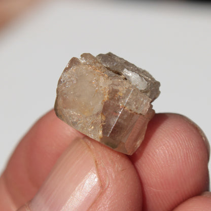 Peach Topaz crystal from Skardu, Pakistan 6.0g Rocks and Things