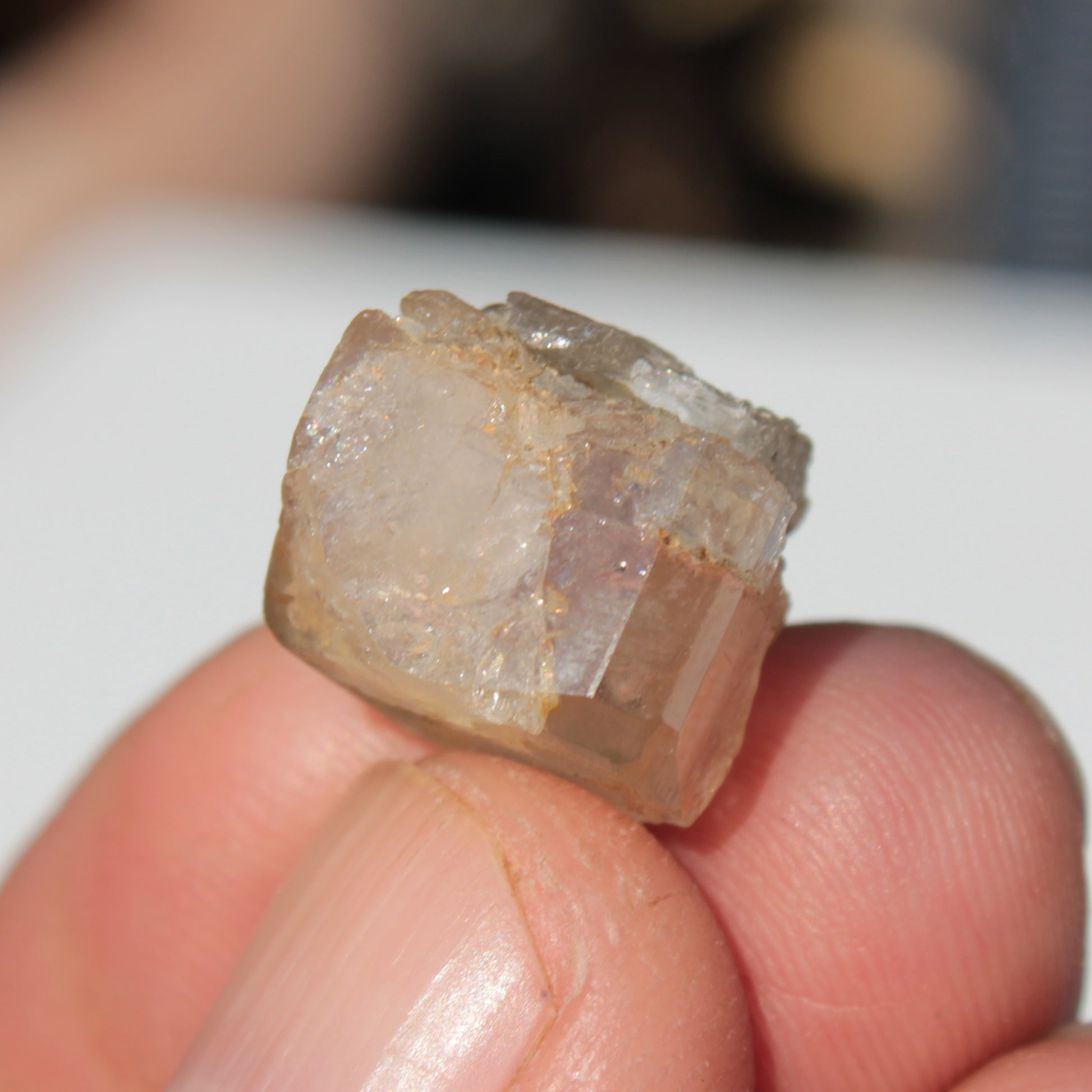 Peach Topaz crystal from Skardu, Pakistan 6.0g Rocks and Things