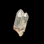 Non-identical Twinned Chlorite Quartz, paired Yin Yang and Imprinted from Skardu 4.4g in sunshine - Rocks and Things Store