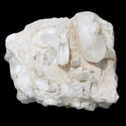 Quartz crystals in Feldspar matrix from Pakistan 313.8ct 62.8g in sunlight - Rocks and Things Store