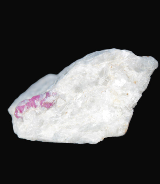 Ruby UV reactive with Muscovite in Marble 31.9g Rocks and Things