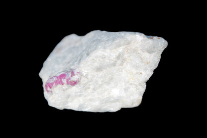 Ruby UV reactive with Muscovite in Marble 31.9g Rocks and Things