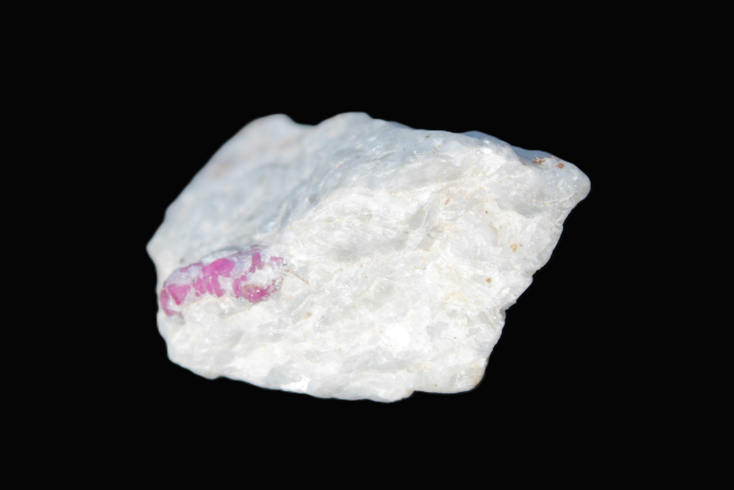 Ruby UV reactive with Muscovite in Marble 31.9g Rocks and Things