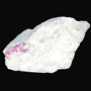 Ruby UV reactive with Muscovite in Marble 31.9g Rocks and Things