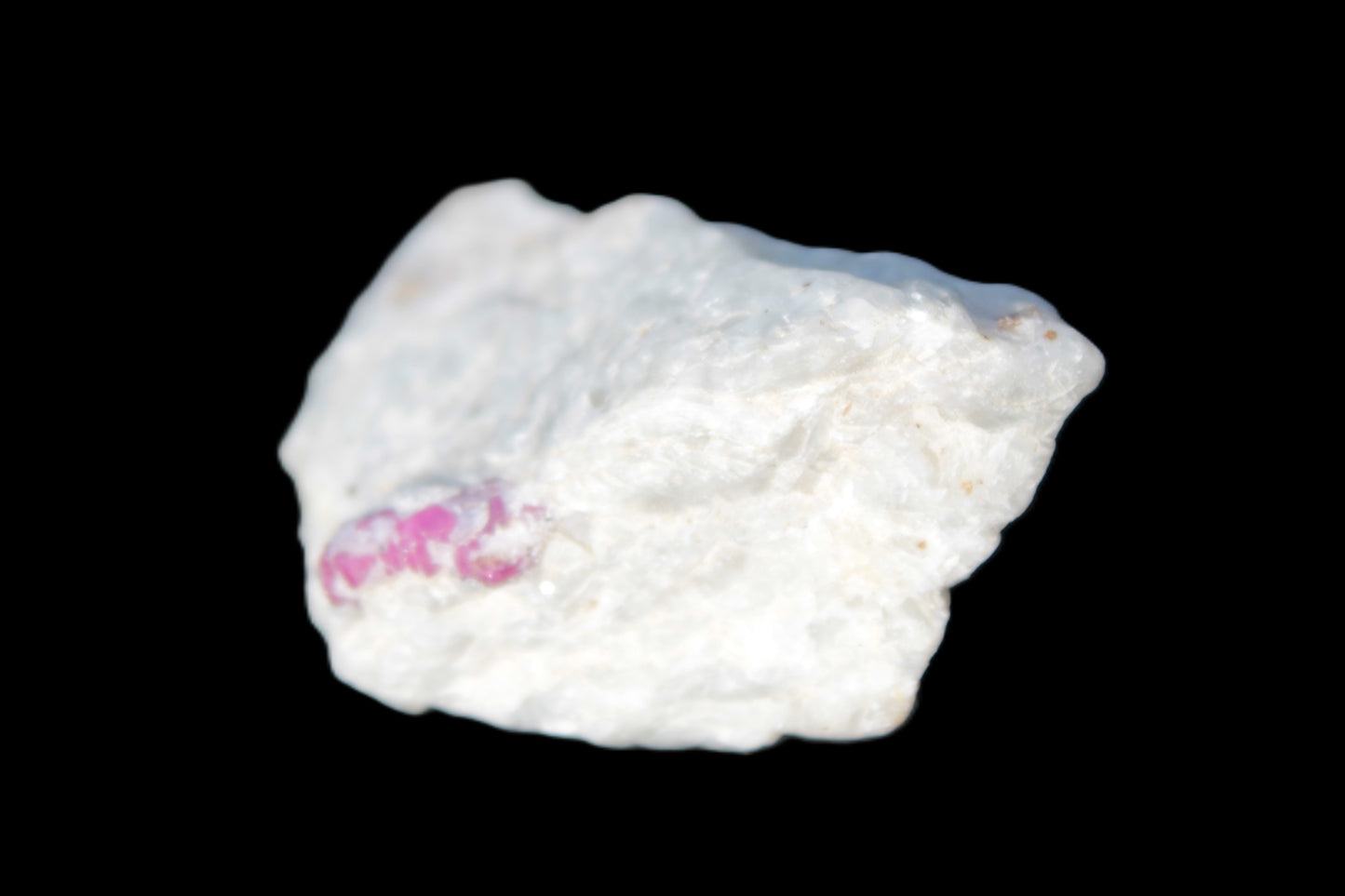 Ruby UV reactive with Muscovite in Marble 31.9g Rocks and Things