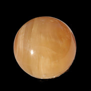 Honey Calcite sphere 174/176g in sunshine - Rocks and Things Store