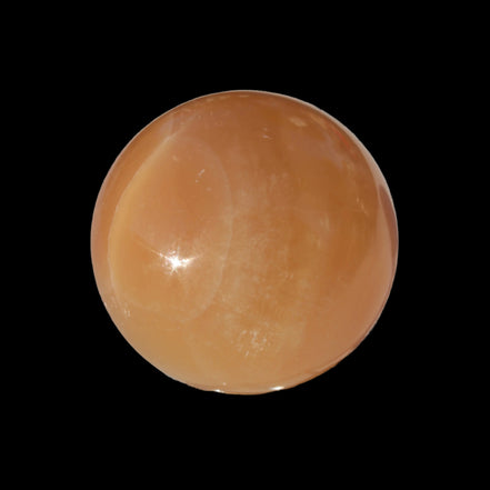 Honey Calcite sphere 174/176g in sunshine - Rocks and Things Store