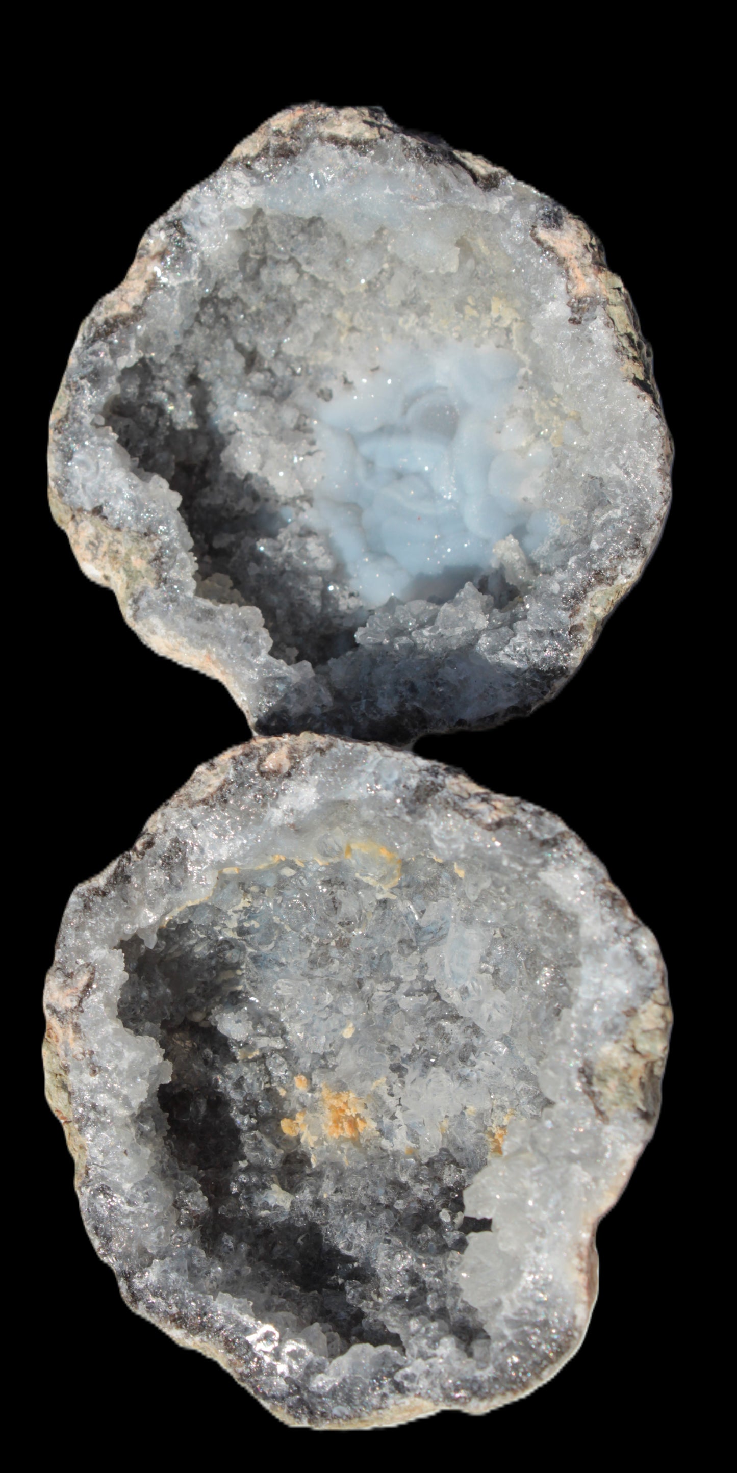 Druzy and botryoidal Chalcedony-Quartz geode 149g Rocks and Things