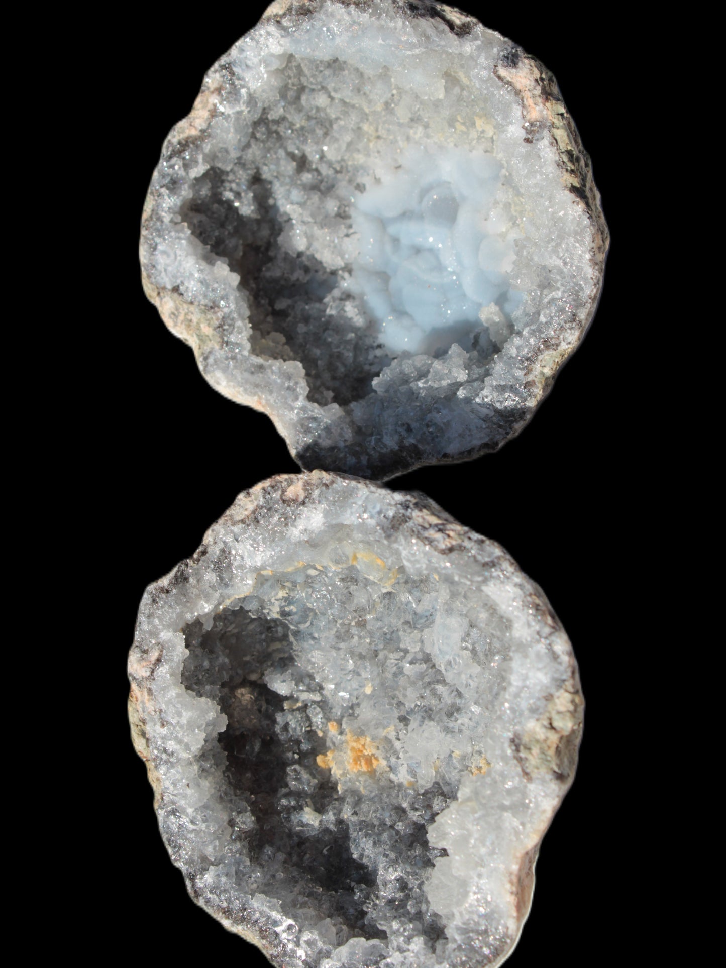 Druzy and botryoidal Chalcedony-Quartz geode 149g Rocks and Things