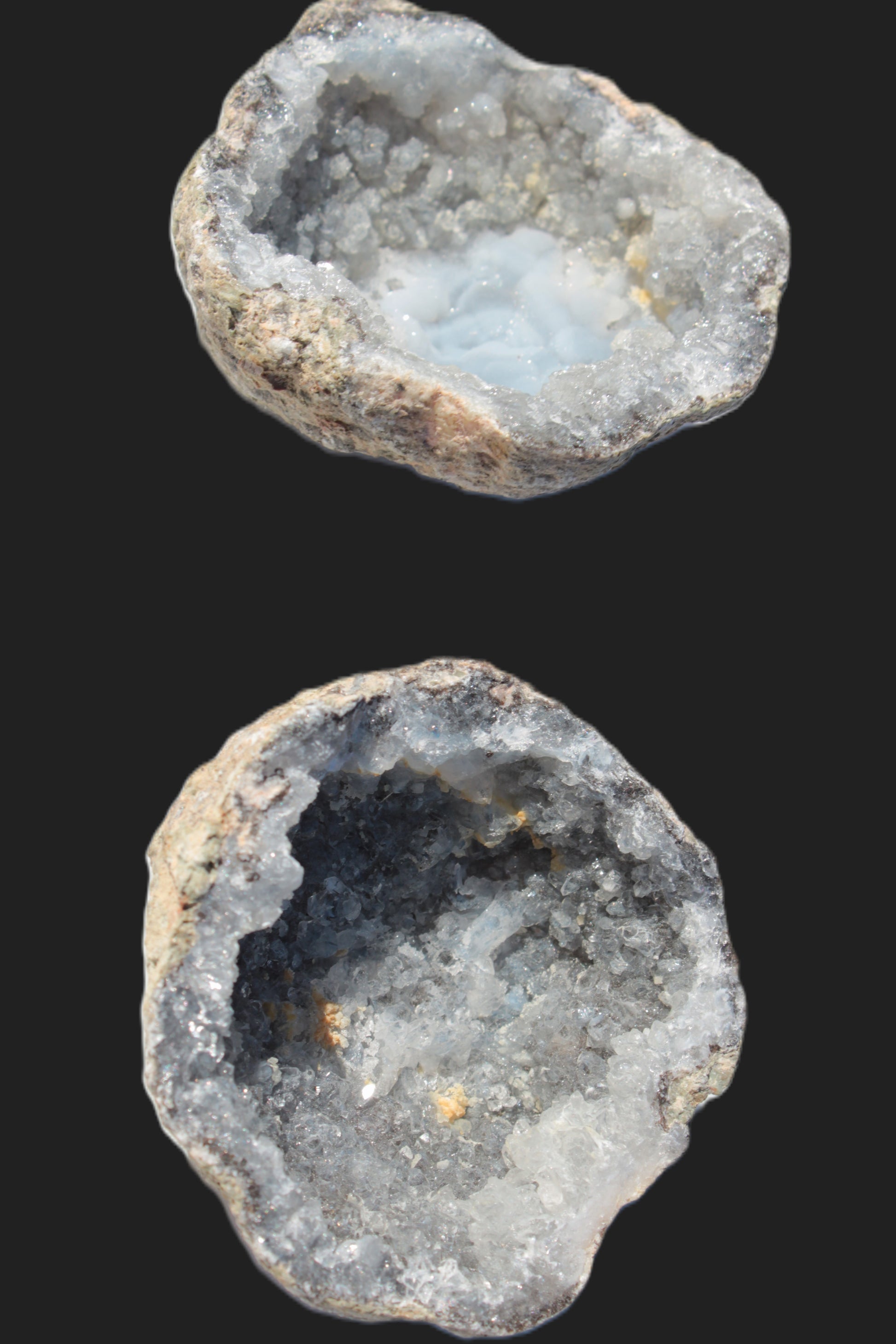 Druzy and botryoidal Chalcedony-Quartz geode 149g Rocks and Things