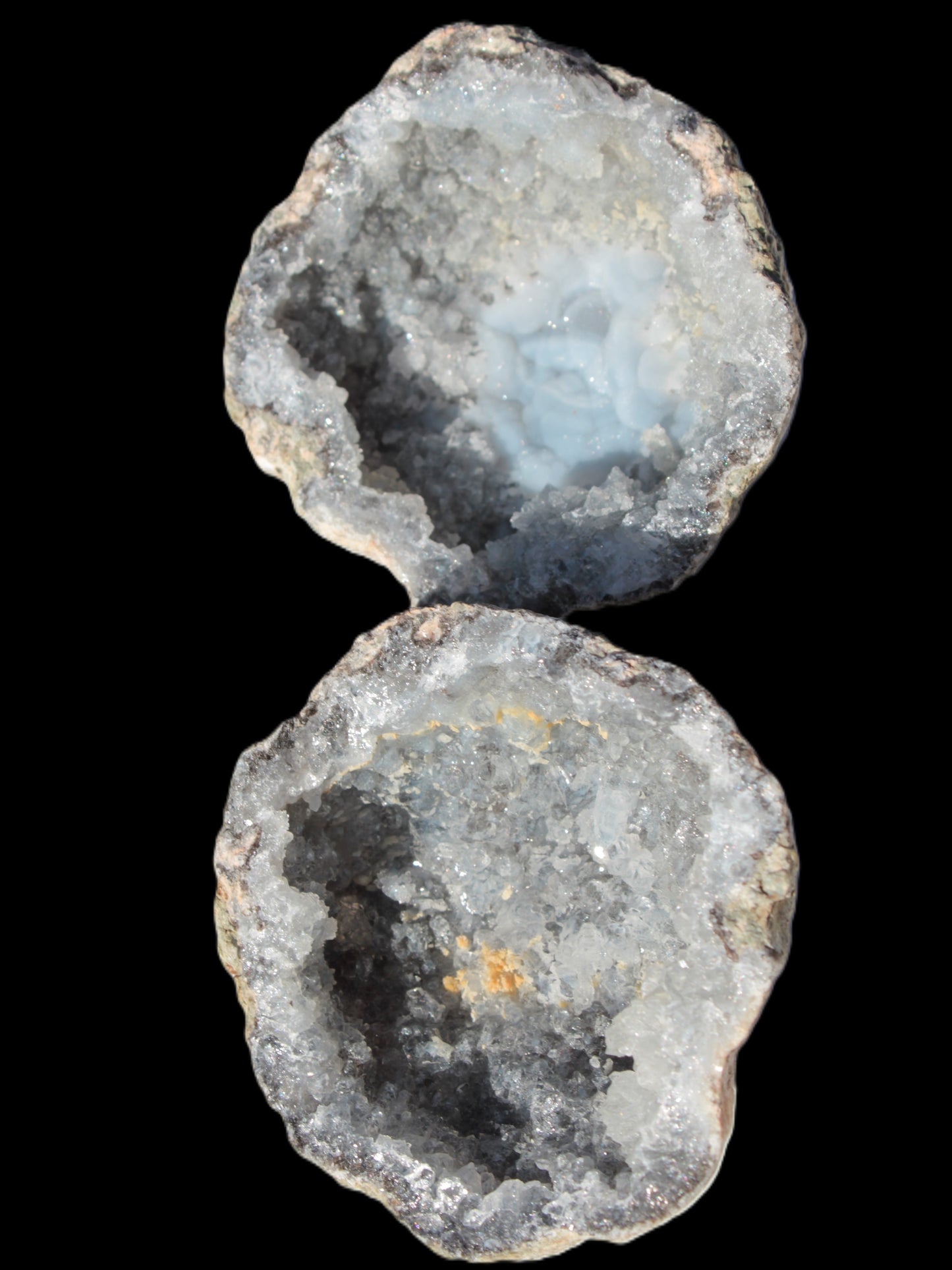 Druzy and botryoidal Chalcedony-Quartz geode 149g Rocks and Things