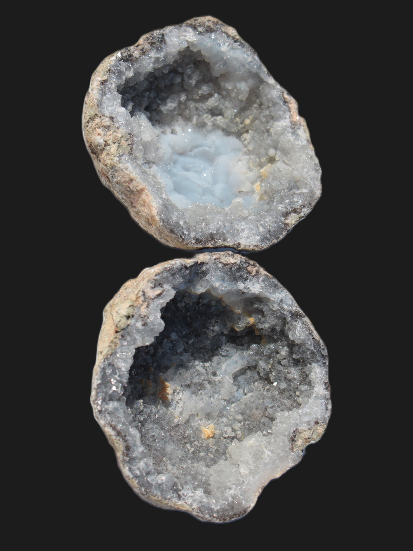 Druzy and botryoidal Chalcedony-Quartz geode 149g Rocks and Things