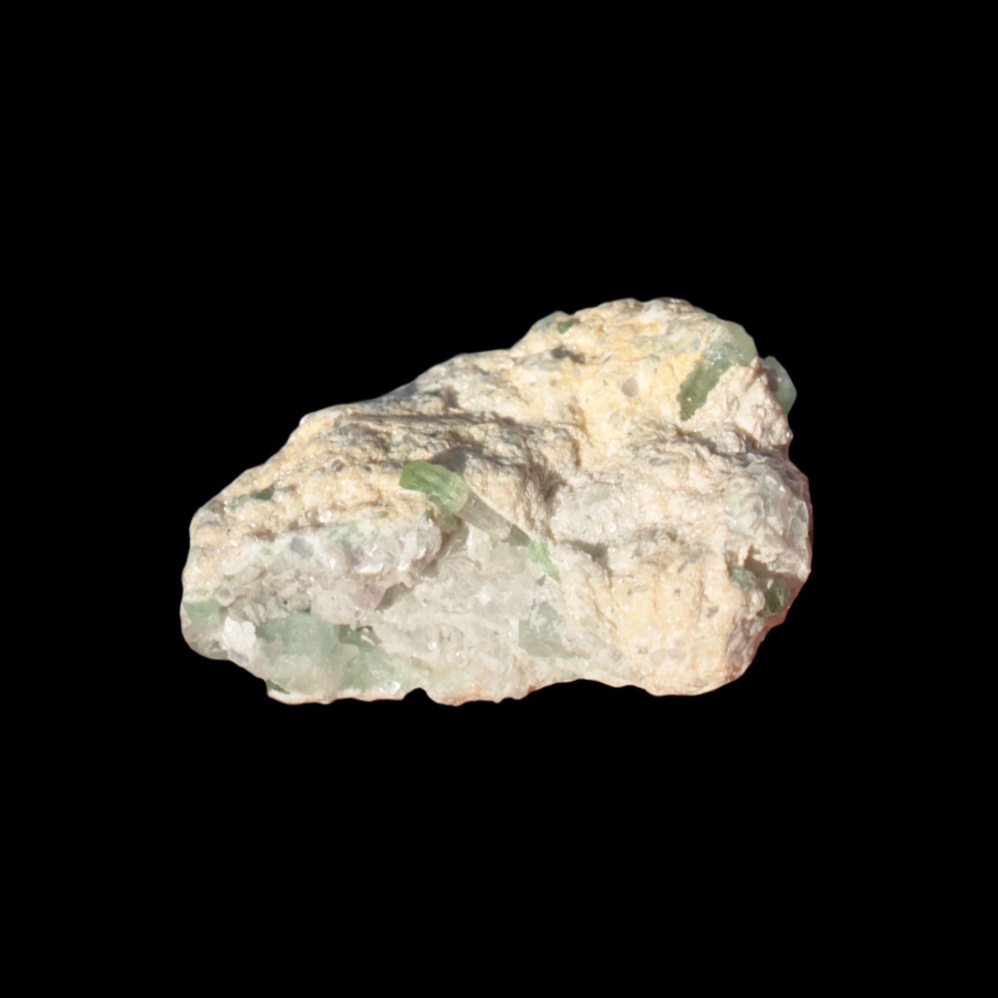 Green and Pink Tourmaline in matrix from Afghanistan 18.4g Rocks and Things