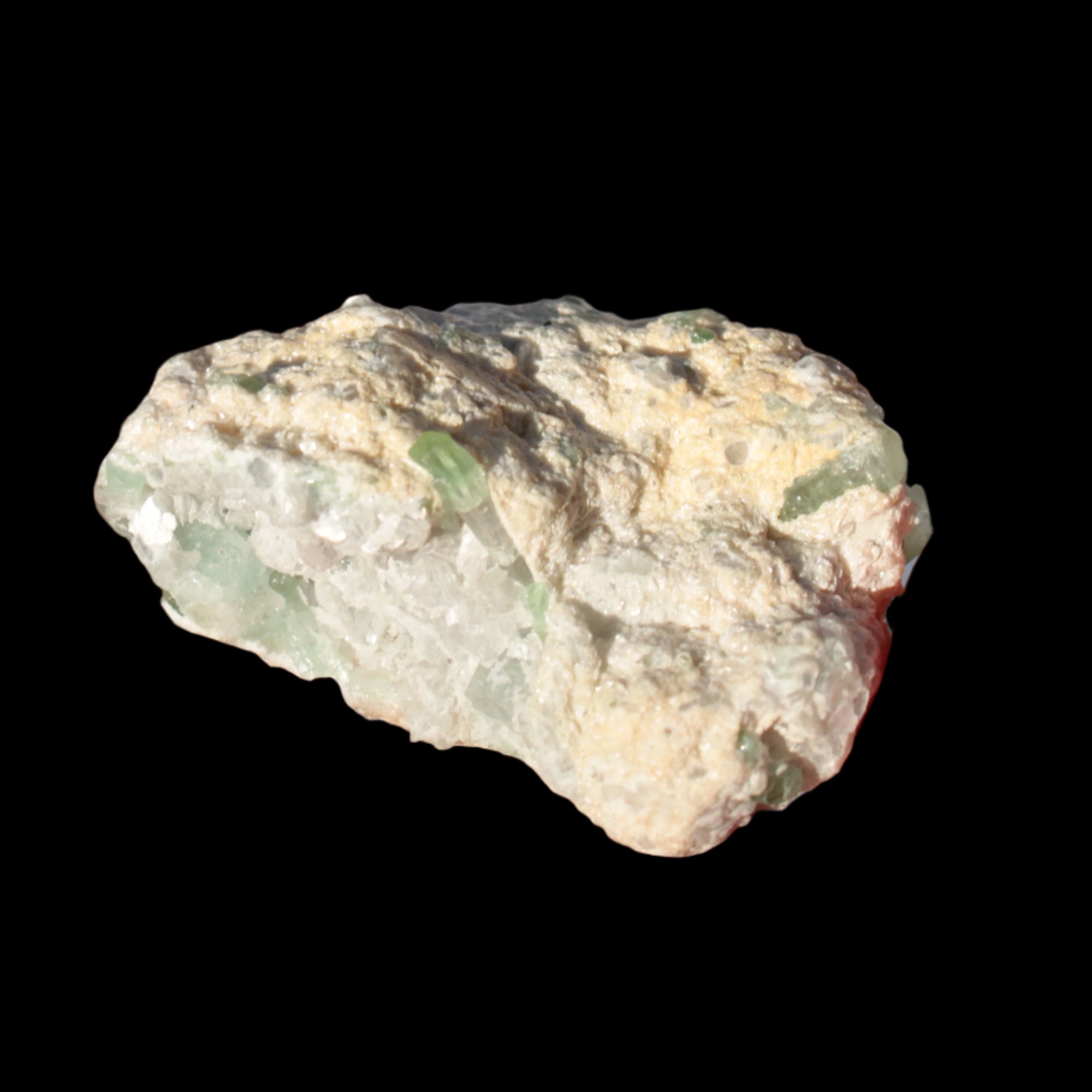 Green and Pink Tourmaline in matrix from Afghanistan 18.4g Rocks and Things