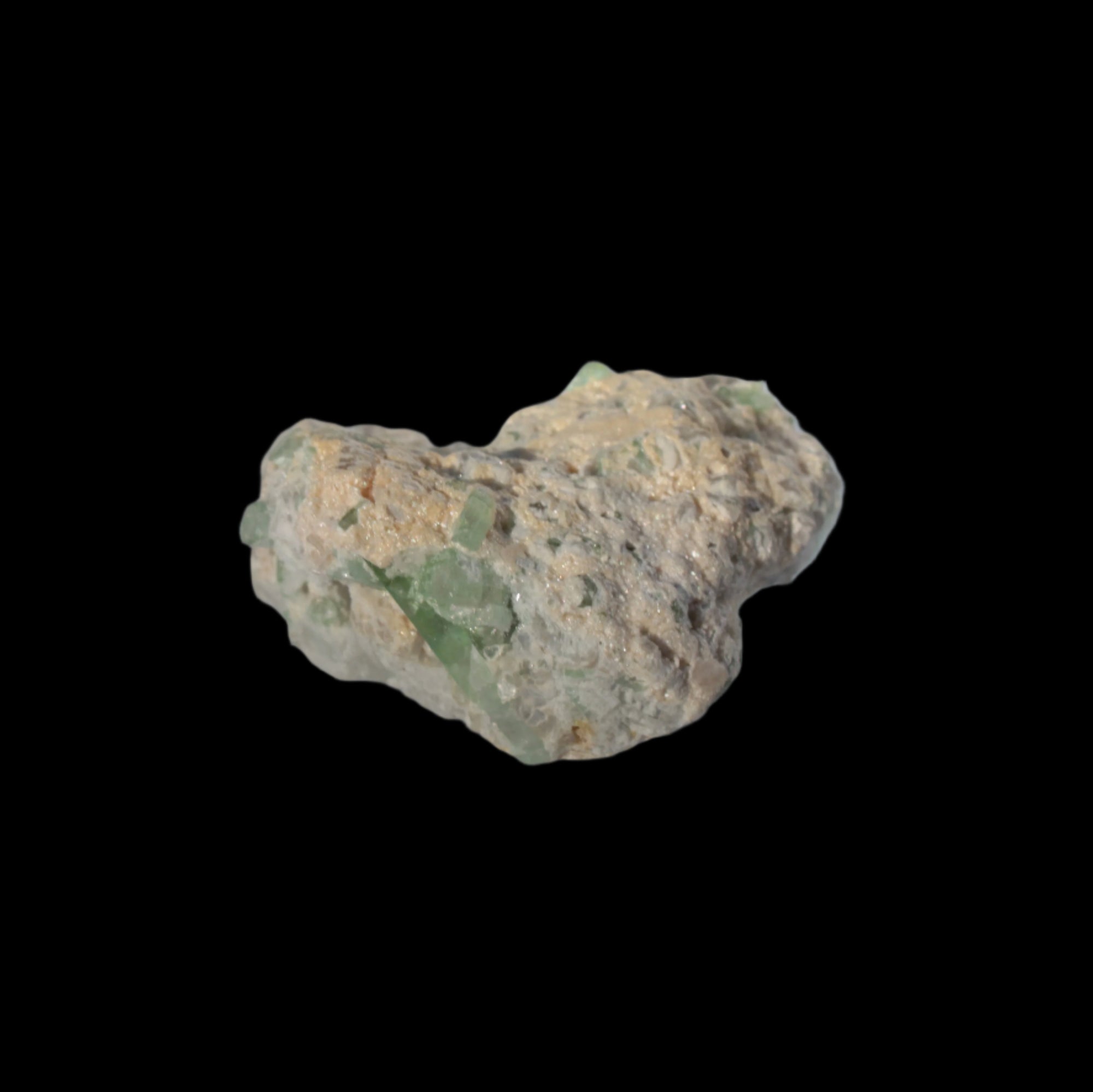 Green and Pink Tourmaline in matrix from Afghanistan 18.4g in sunshine - Rocks and Things Store