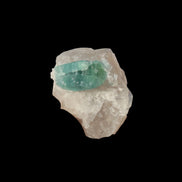 Blue with Green Tourmaline on matrix from Afghanistan 74.9ct 14.9g in sunshine - Rocks and Things Store