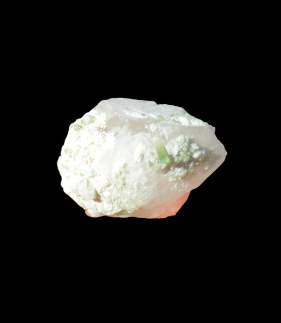 Green Tourmaline on matrix from Afghanistan 98ct 19.7g in sunshine - Rocks and Things Store