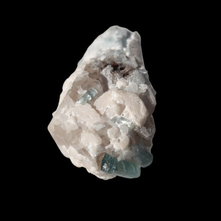 Blue Tourmaline on matrix from Afghanistan 81.8ct 16.4g in sunshine - Rocks and Things Store